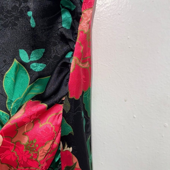 Zara oriental floral bird mini dress size Small - Picture 3 of 8